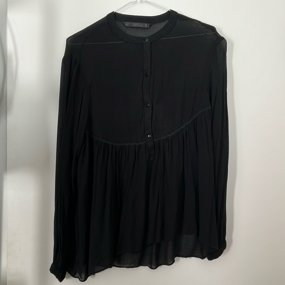 Zara black blouse